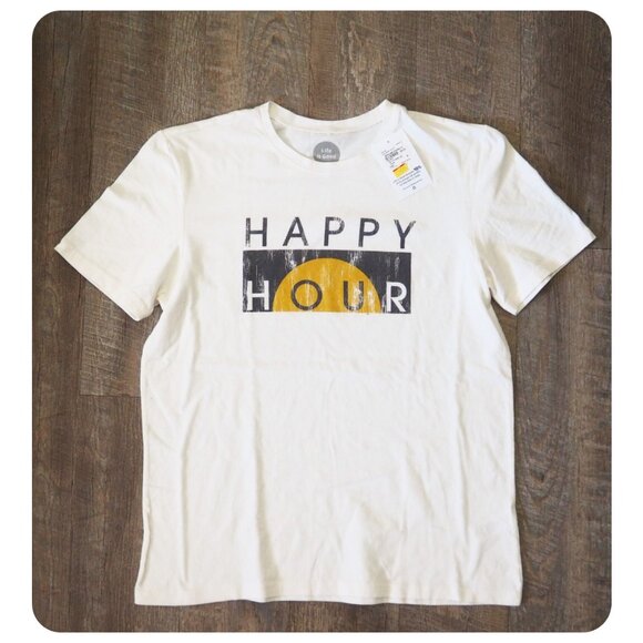 NWT Life Is Good Sleep Happy Hour Short Sleeve Tee Shirt sz M - Picture 1 of 3